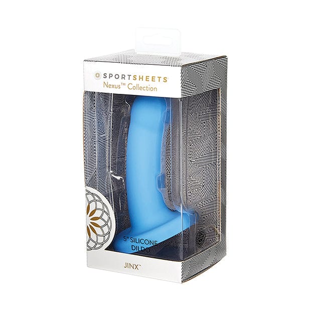 Sportsheets - Nexus Collection Jinx Silicone Dildo 5" (Periwinkle) Non Realistic Dildo with suction cup (Non Vibration) 646709698331 CherryAffairs