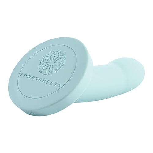 Sportsheets - Merge Collection Myst Vibrating Silicone Dildo 5" (Blue) Non Realistic Dildo w/o suction cup (Vibration) Rechargeable 626135729 CherryAffairs