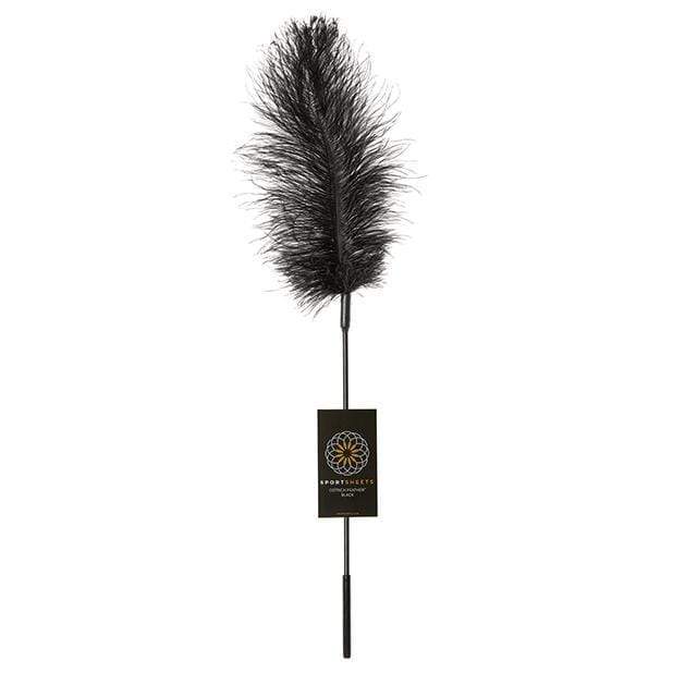 Sportsheets - Body Tickler Ostrich Feather (Black) Tickler 646709700010 CherryAffairs