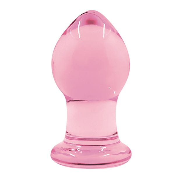 NS Novelties - Crystal Premium Glass Butt Plug Small (Pink) Glass Anal Plug (Non Vibration) 622852509 CherryAffairs