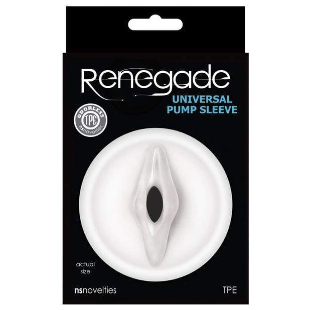 NS Novelties - Renegade Universal Pump Sleeve (White) Accessories 657447098246 CherryAffairs