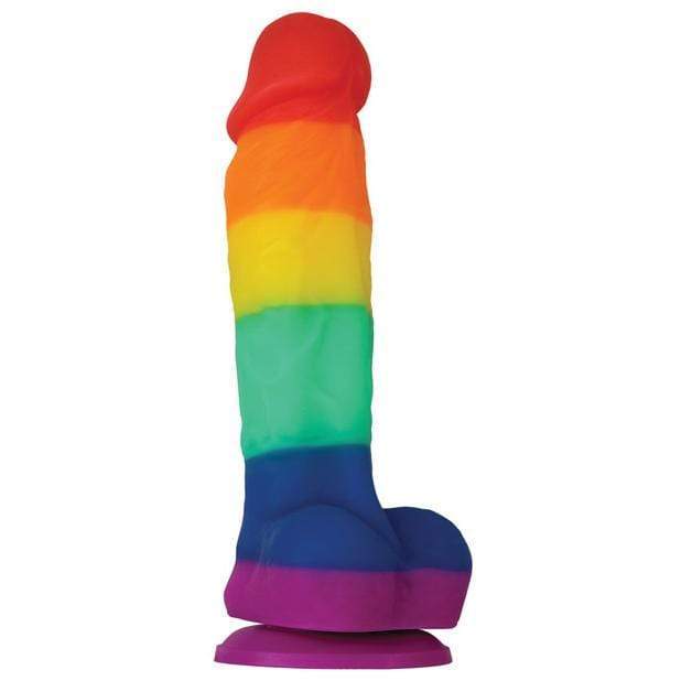 NS Novelties - Colours Pride Edition Silicone Dildo with Suction Cup 5" (Multi Colour) Realistic Dildo with suction cup (Non Vibration) 657447098819 CherryAffairs