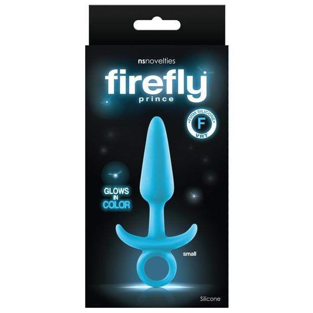 NS Novelties - Firefly Glow In Color Prince Anal Plug Small (Blue) Anal Plug (Non Vibration) 657447098994 CherryAffairs