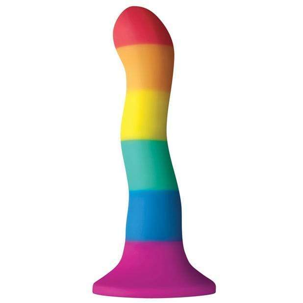 NS Novelties - Colours Pride Edition Silicone Wave Dildo 6" (Multi Colour) Non Realistic Dildo with suction cup (Non Vibration) 657447099090 CherryAffairs