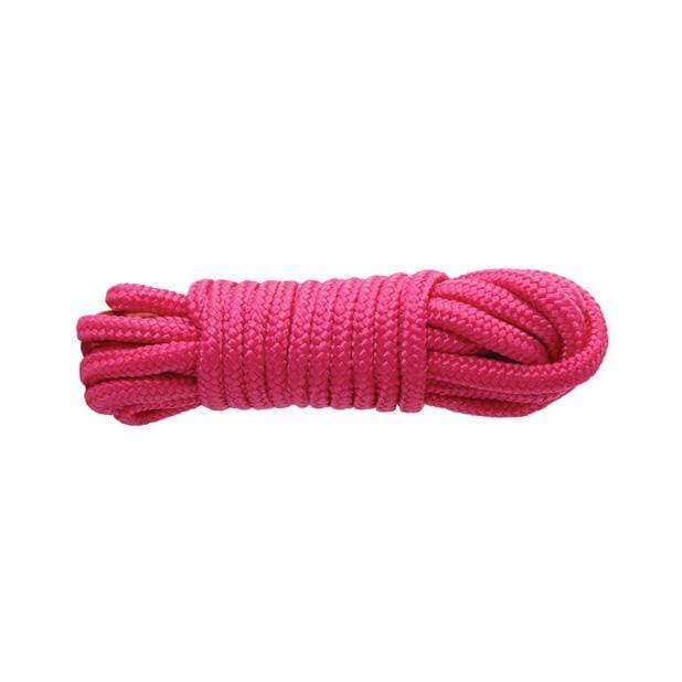 NS Novelties - Sinful Nylon Bondage Rope 25ft (Pink) Rope 657447099922 CherryAffairs
