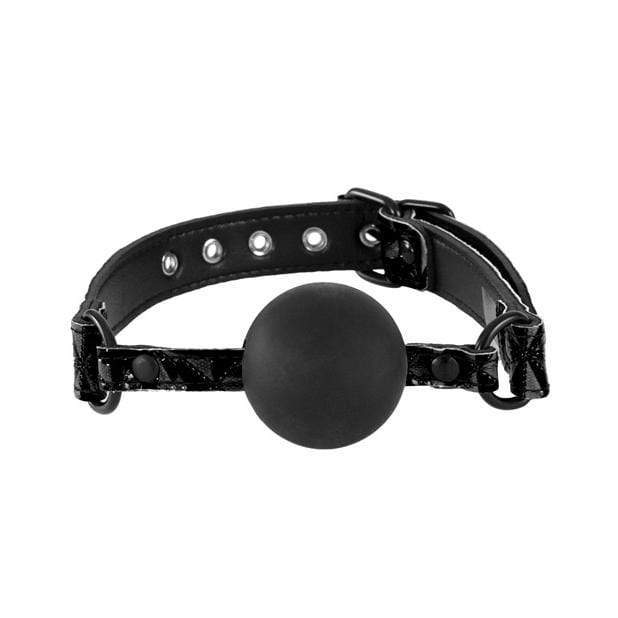 NS Novelties - Sinful Soft Silicone Gag (Black) Ball Gag 657447099939 CherryAffairs