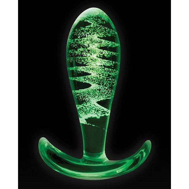 NS Novelties - FireFly Glow In The Dark Glass Anal Plug Ace (Clear) Glass Anal Plug (Non Vibration) 657447101694 CherryAffairs