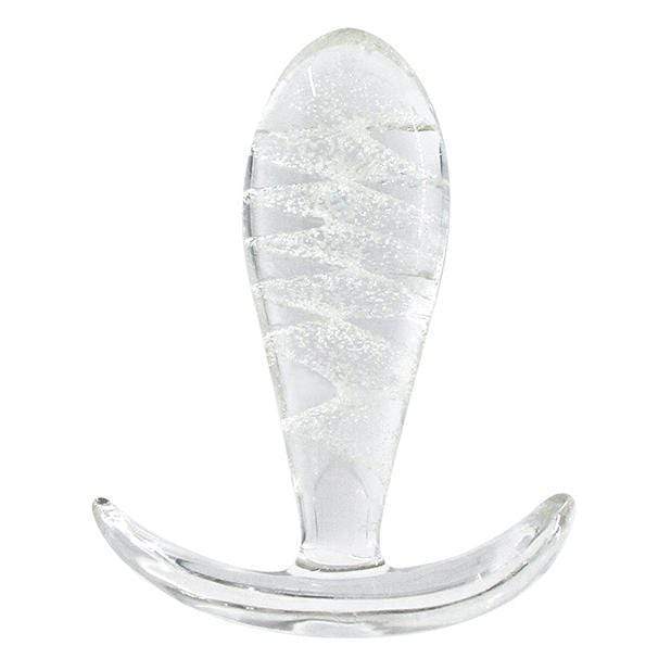 NS Novelties - FireFly Glow In The Dark Glass Anal Plug Ace (Clear) Glass Anal Plug (Non Vibration) 657447101694 CherryAffairs