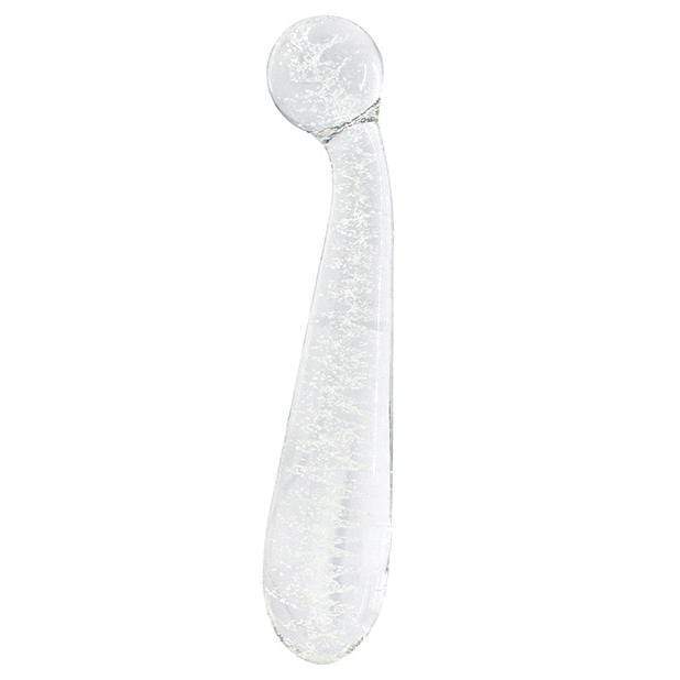 NS Novelties - Firefly Glow In The Dark Glass G Spot Wand Massager (Clear) Glass Dildo (Non Vibration) 657447101717 CherryAffairs