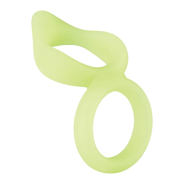 Forto - F 88 Silicone Double Cock and Ball Ring Glow in the Dark (Yellow) Silicone Cock Ring (Non Vibration) 663546902193 CherryAffairs