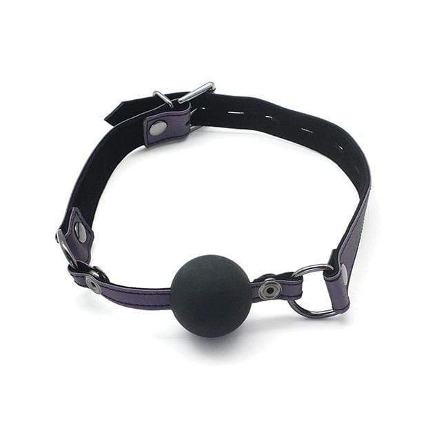 Spartacus - Galaxy Legend Silicone Ball Gag (Black) Ball Gag 669729803288 CherryAffairs