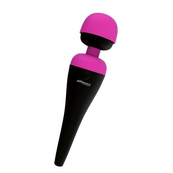 PowerBullet - Palmpower Rechargeable Wand Massager (Fuchsia/Black) Wand Massagers (Vibration) Rechargeable - CherryAffairs Singapore