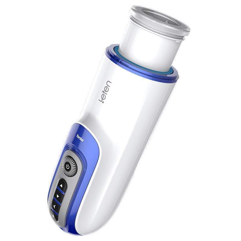 Leten - Excellent Tips Yui Hatano Thrusting Automatic Supreme Masturbator (White/Blue) Masturbator Soft Stroker (Vibration) Rechargeable 293478658 CherryAffairs