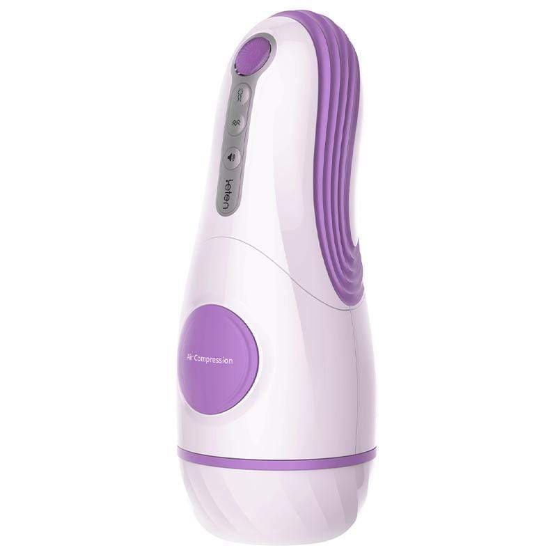 Leten - Excellent Tips Rola Misaki AMT Aircraft Automatic Cup Masturbator (White/Blue) Masturbator Soft Stroker (Vibration) Rechargeable 293478338 CherryAffairs