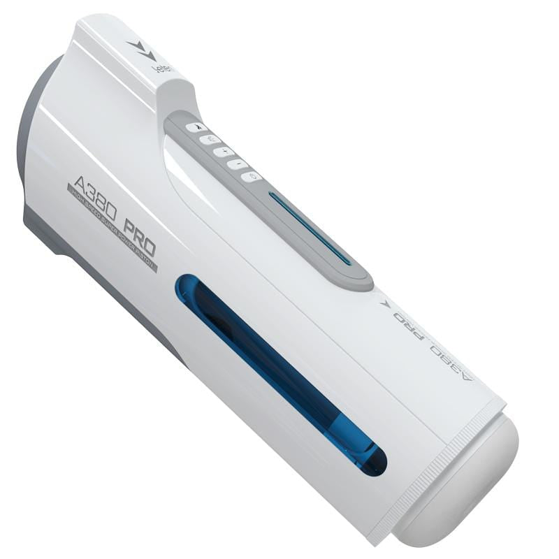 Leten - A380 Pro High Speed Super Power Piston Masturbator New Version (White/Blue) Masturbator Soft Stroker (Vibration) Rechargeable 6920995496005 CherryAffairs
