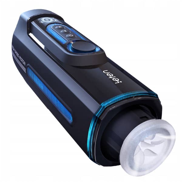 Leten - High Speed Pistons X9 Fourth Generation Automatic Heating Masturbator (Blue) LET1026 CherryAffairs
