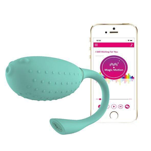 Magic Motion - Fugu App Controlled Egg Vibrator (Green) Wireless Remote Control Egg (Vibration) Rechargeable