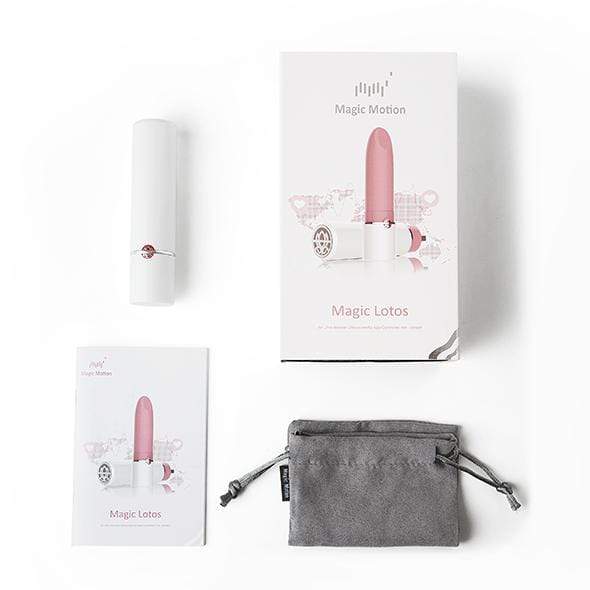 Magic Motion - Magic Lotus App-Controlled Lip Stick Mini Vibrator (Pink) Discreet Toys 6958136103314 CherryAffairs