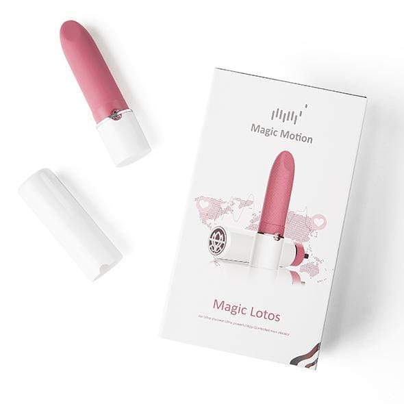 Magic Motion - Magic Lotus App-Controlled Lip Stick Mini Vibrator (Pink) Discreet Toys 6958136103314 CherryAffairs