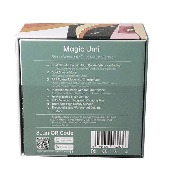 Magic Motion - Umi Smart Wearable App-Controlled Dual Motor Clock Vibrator (Red) Panties Massager Non RC (Vibration) Rechargeable 6958136103376 CherryAffairs