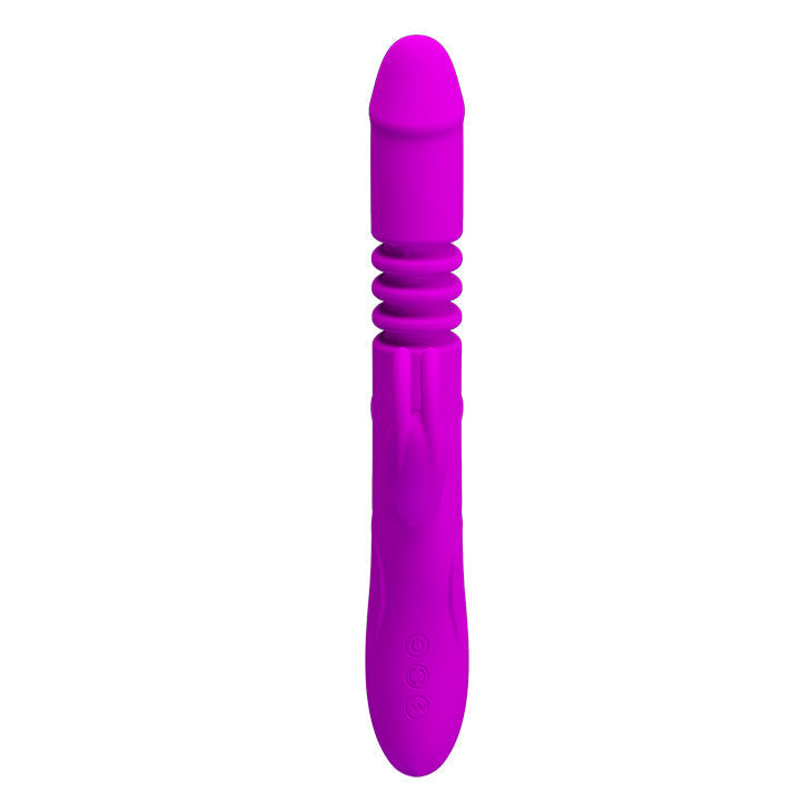 Pretty Love - Ward Rotating Thursting Rabbit Vibrator (Purple) - Purple - Rabbit Dildo (Vibration) Rechargeable