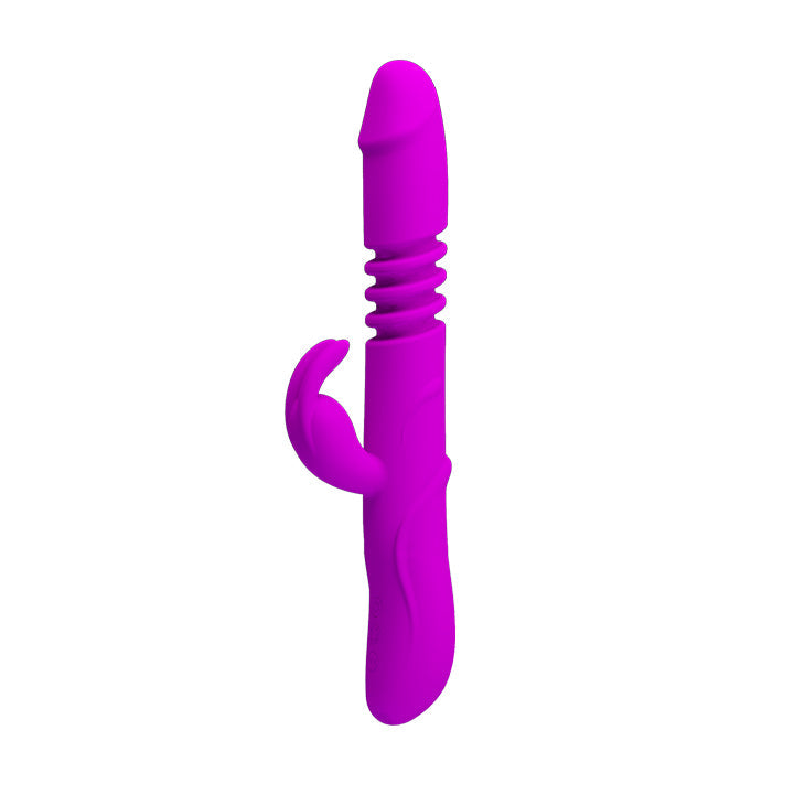 Pretty Love - Ward Rotating Thursting Rabbit Vibrator (Purple) - Purple - Rabbit Dildo (Vibration) Rechargeable