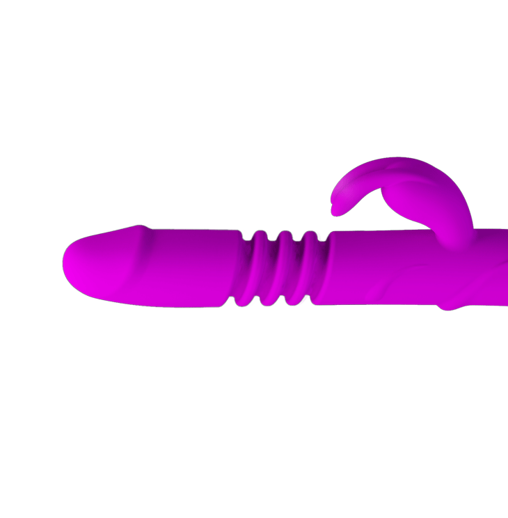 Pretty Love - Ward Rotating Thursting Rabbit Vibrator (Purple) - Purple - Rabbit Dildo (Vibration) Rechargeable