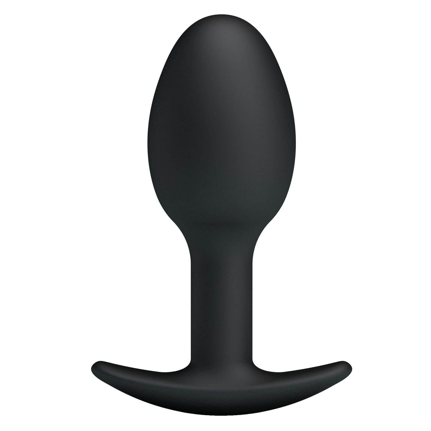 Pretty Love - Heavy Balls Silicone Butt Plug (Black) - Black / 55g - Anal Plug (Non Vibration)