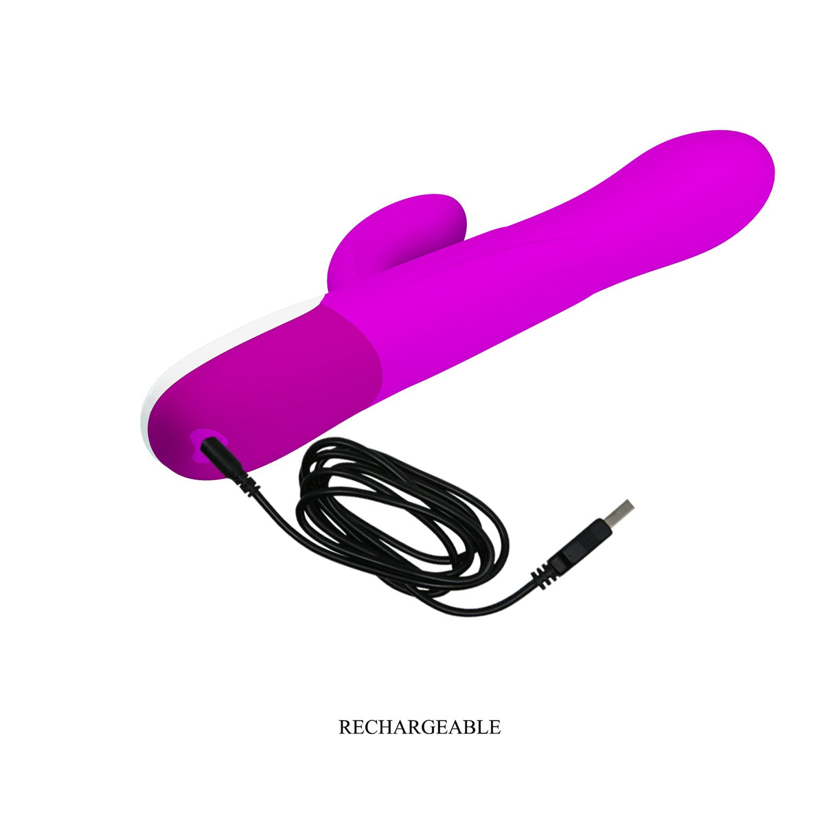 Pretty Love - Douglas Inflatable Rabbit Vibrator (Purple) - Purple - Rabbit Dildo (Vibration) Rechargeable