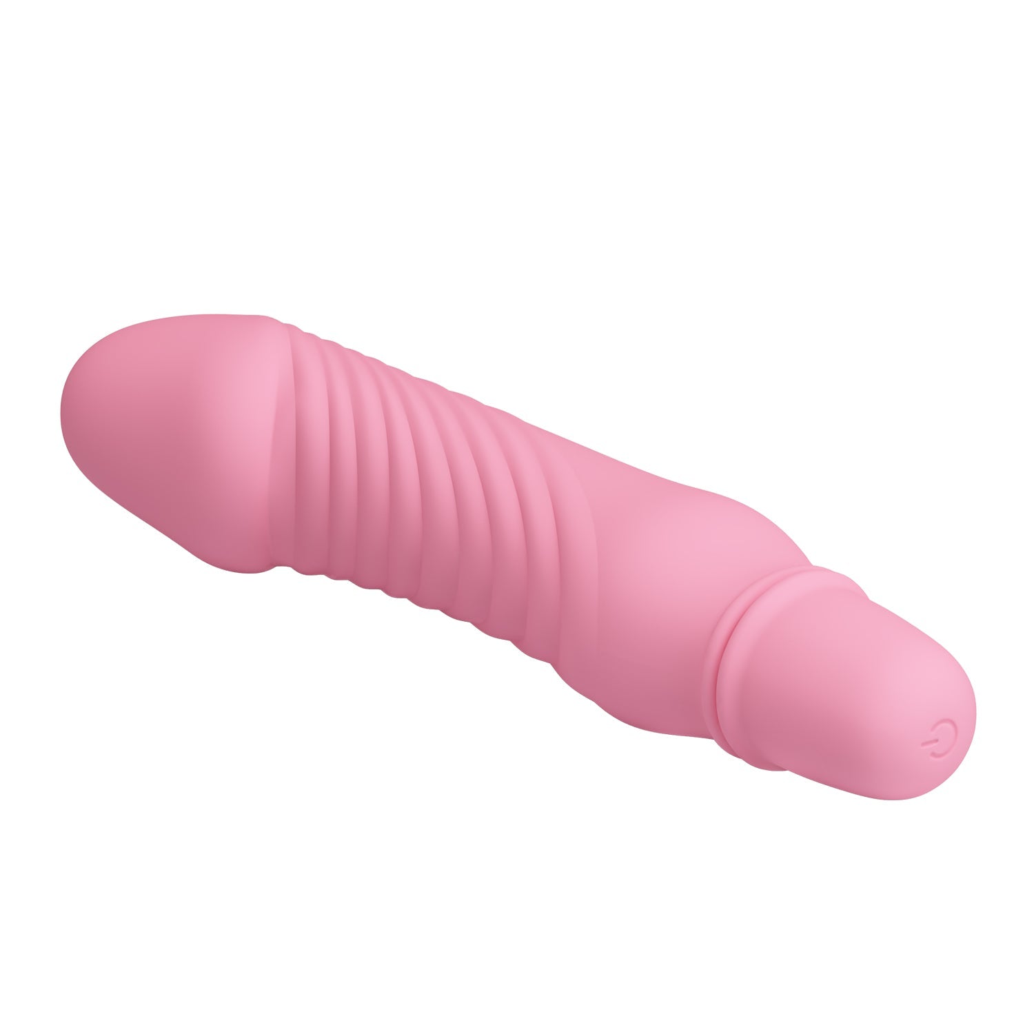 Pretty Love - Stev Vibrating Realistic Dildo (Pink) - Pink - Realistic Dildo w/o suction cup (Vibration) Non