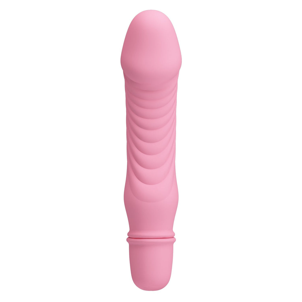 Pretty Love - Stev Vibrating Realistic Dildo (Pink) - Pink - Realistic Dildo w/o suction cup (Vibration) Non