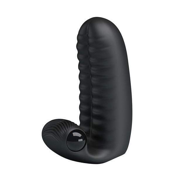 Pretty Love - Abbott Double Finger Sleeve Vibrator (Black) Clit Massager (Vibration) Non Rechargeable 6959532320312 CherryAffairs