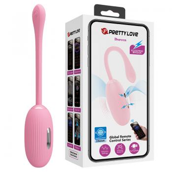 Pretty Love - Doreen App-Controlled Egg Massager Vibrator (Pink) - Pink - Wireless Remote Control Egg (Vibration)