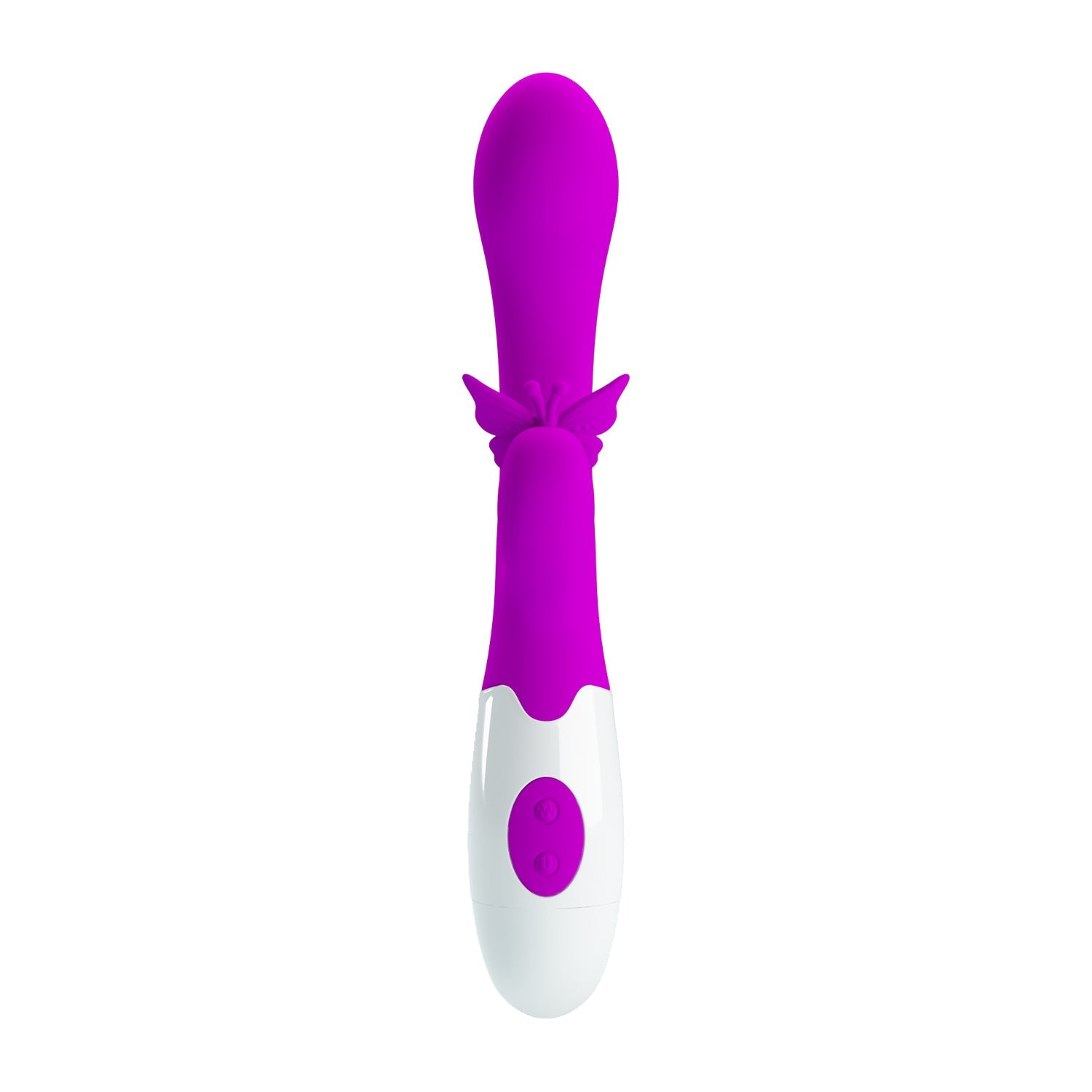 Pretty Love - Butterfly Kiss Rabbit Vibrator (Pink) - Pink - Rabbit Dildo (Vibration) Non Rechargeable
