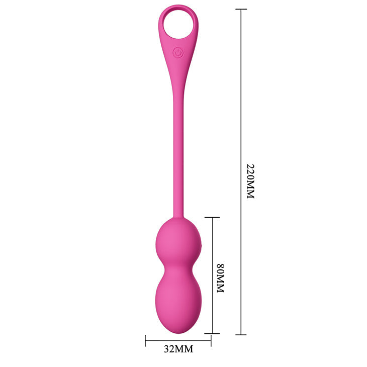 Pretty Love - Elvira App-Controlled Kegel Balls (Pink) - Pink - Kegel Balls (Vibration) Rechargeable