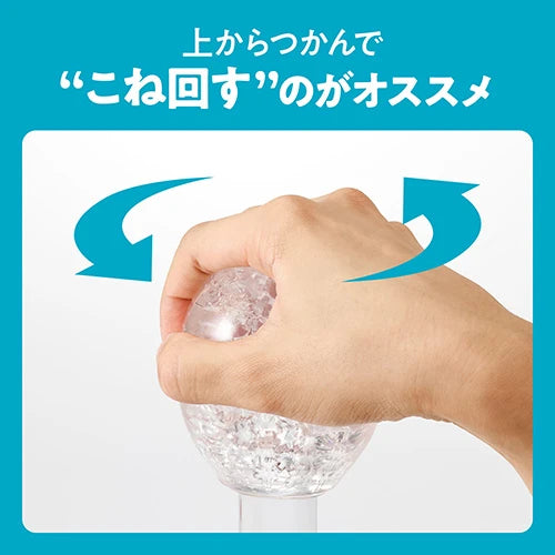 Tenga - 3D Geo Glacier Soft Stroker Masturbator (Putih)
