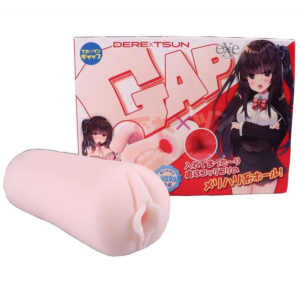 EXE - Dere x Tsun Gap Onahole (Beige) Masturbator Vagina (Non Vibration) Durio Asia