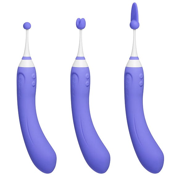 Lovense - Hyphy App-Controlled Dual End Vibrator (Purple) Clit Massager (Vibration) Rechargeable 6972677430050 CherryAffairs