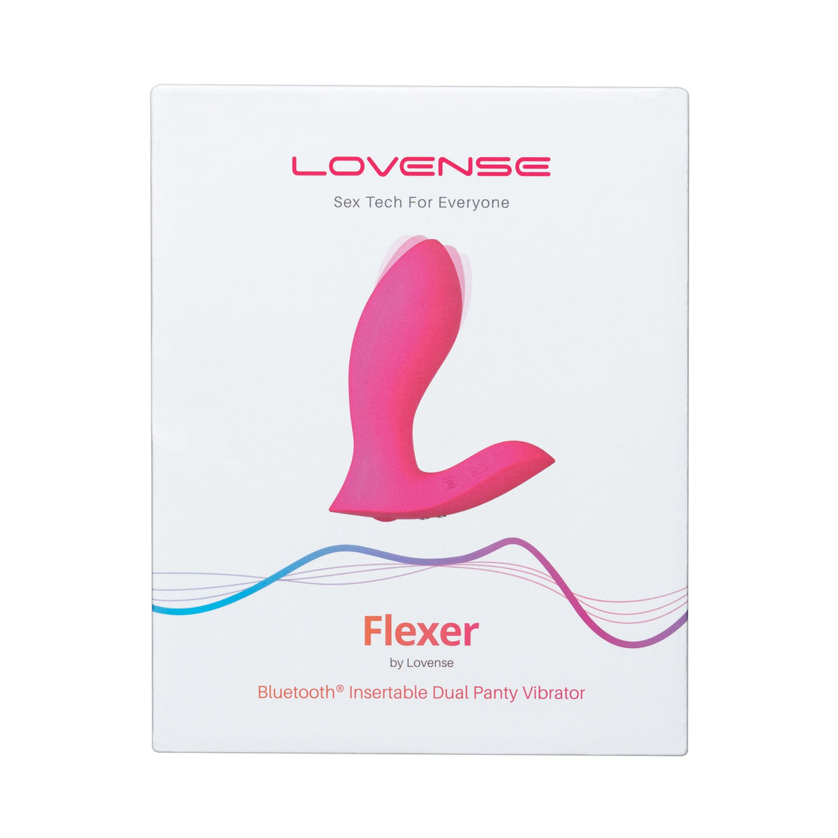 Lovense - Flexer App-Controlled Panties Vibrator (Pink) - Pink - Panties Massager Remote Control (Vibration)