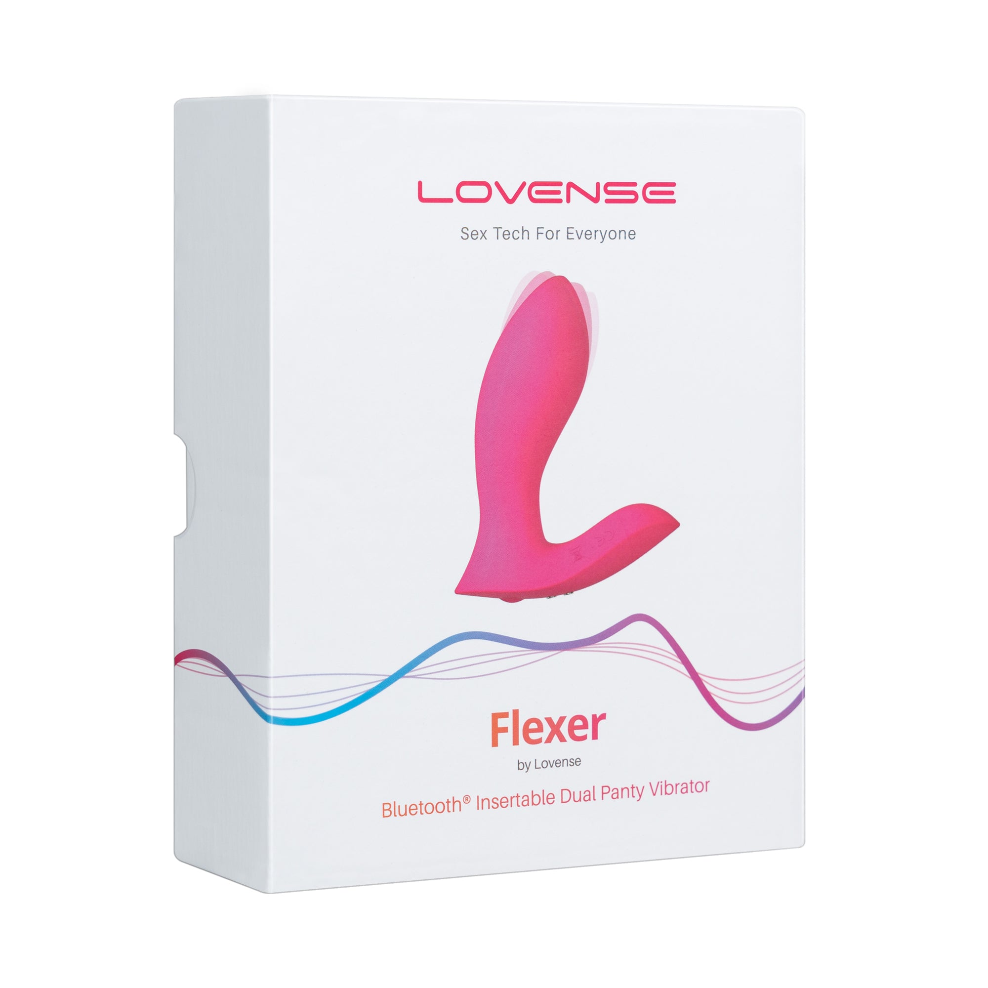 Lovense - Flexer App-Controlled Panties Vibrator (Pink) - Pink - Panties Massager Remote Control (Vibration)