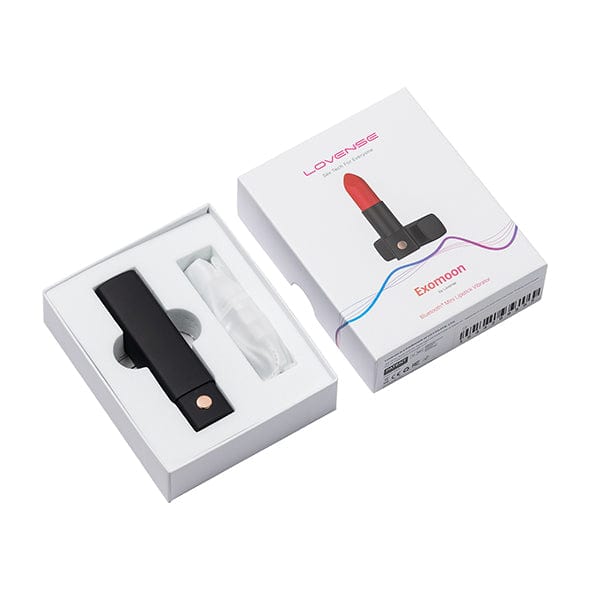 Lovense - Exomoon App-Controlled Discreet Lipstick Vibrator (Red) Clit Massager (Vibration) Rechargeable 6972677430081 CherryAffairs