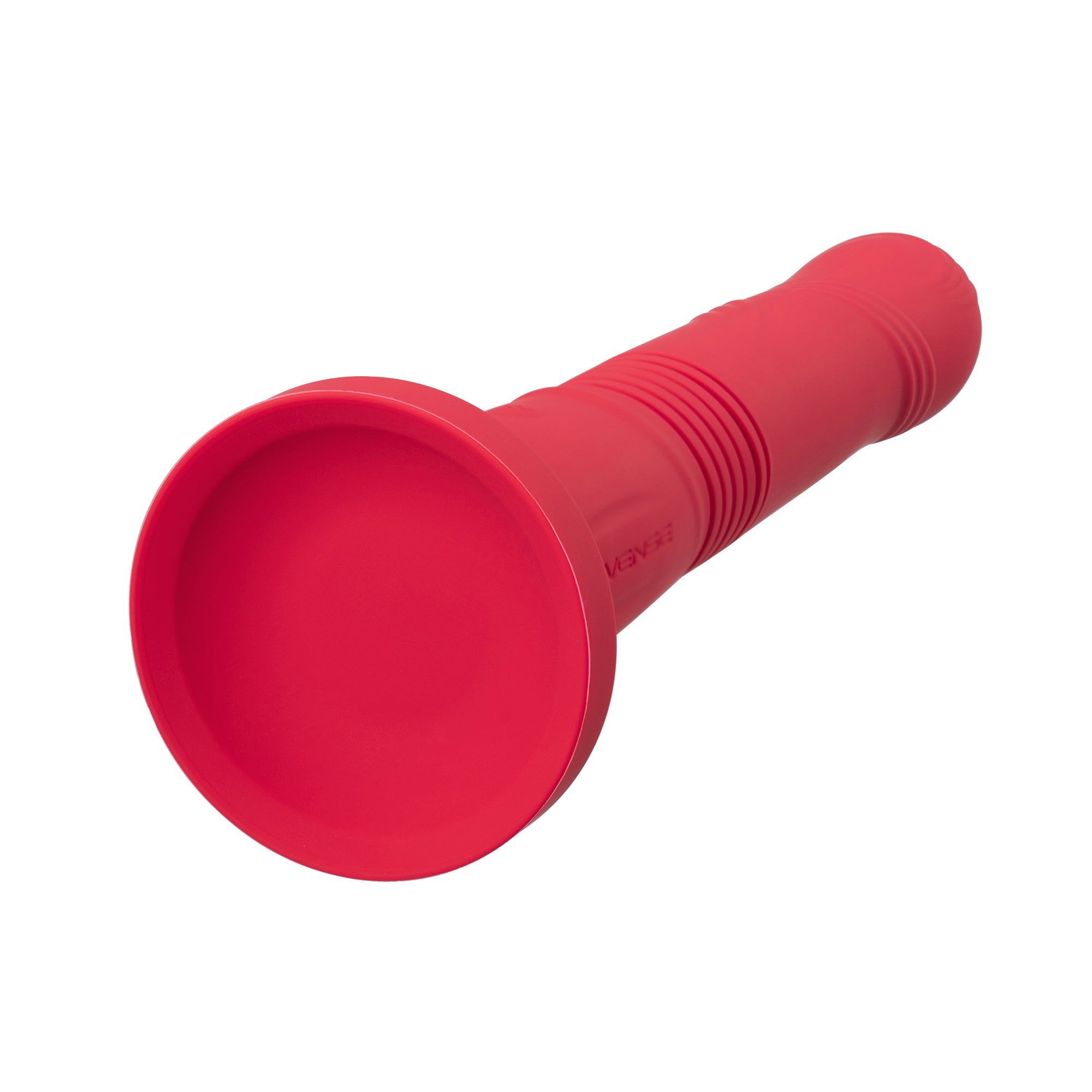 Lovense - Gravity App-Controlled Thrusting Dildo (Red) - Red - Realistic Dildo with suction cup (Vibration) Rechargeable