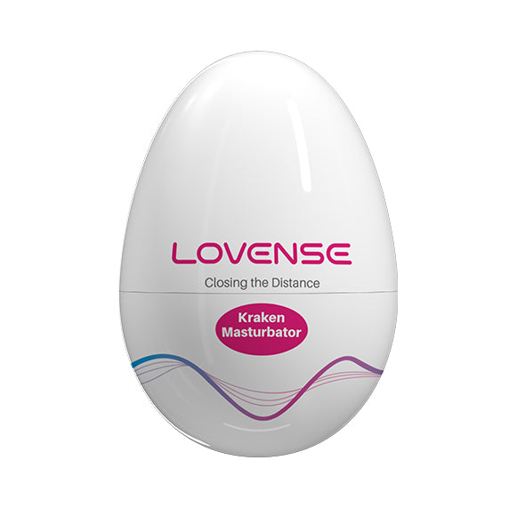 Lovense - Kraken Egg Masturbator - White - Masturbator Egg (Non Vibration)