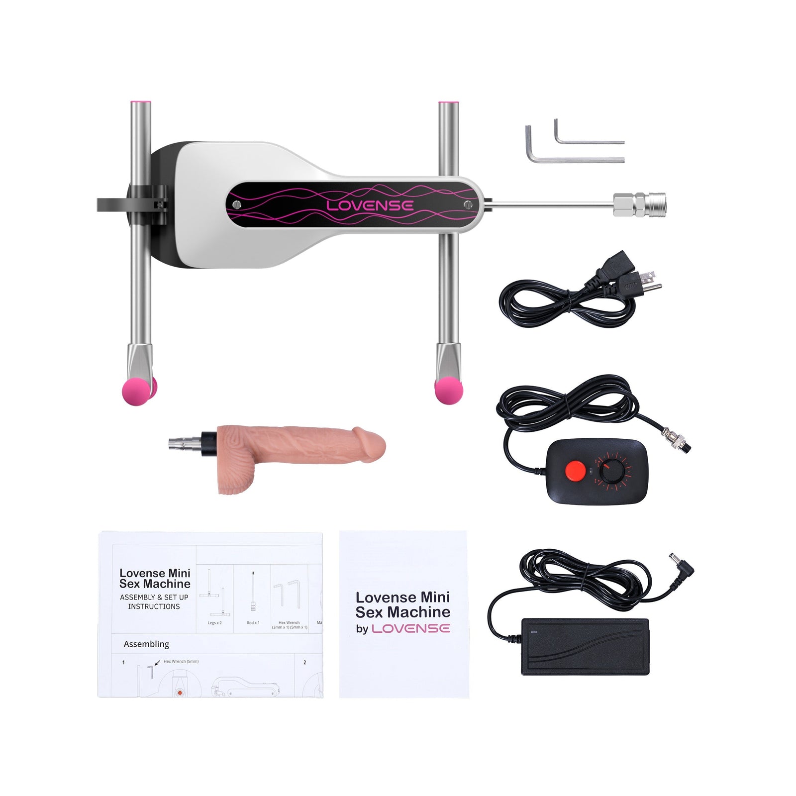 Lovense - Sex Machine Mini - Black - Accessories