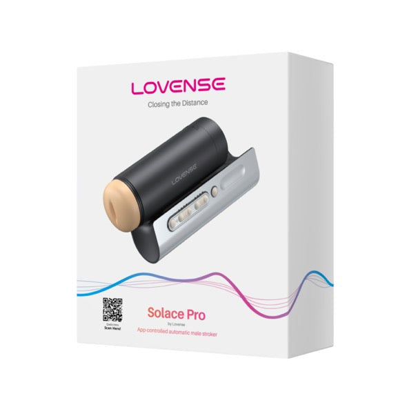 Lovense - Solace Pro Male Masturbator Stroker (Black) - Black - Masturbator (Hands Free) Rechargeable