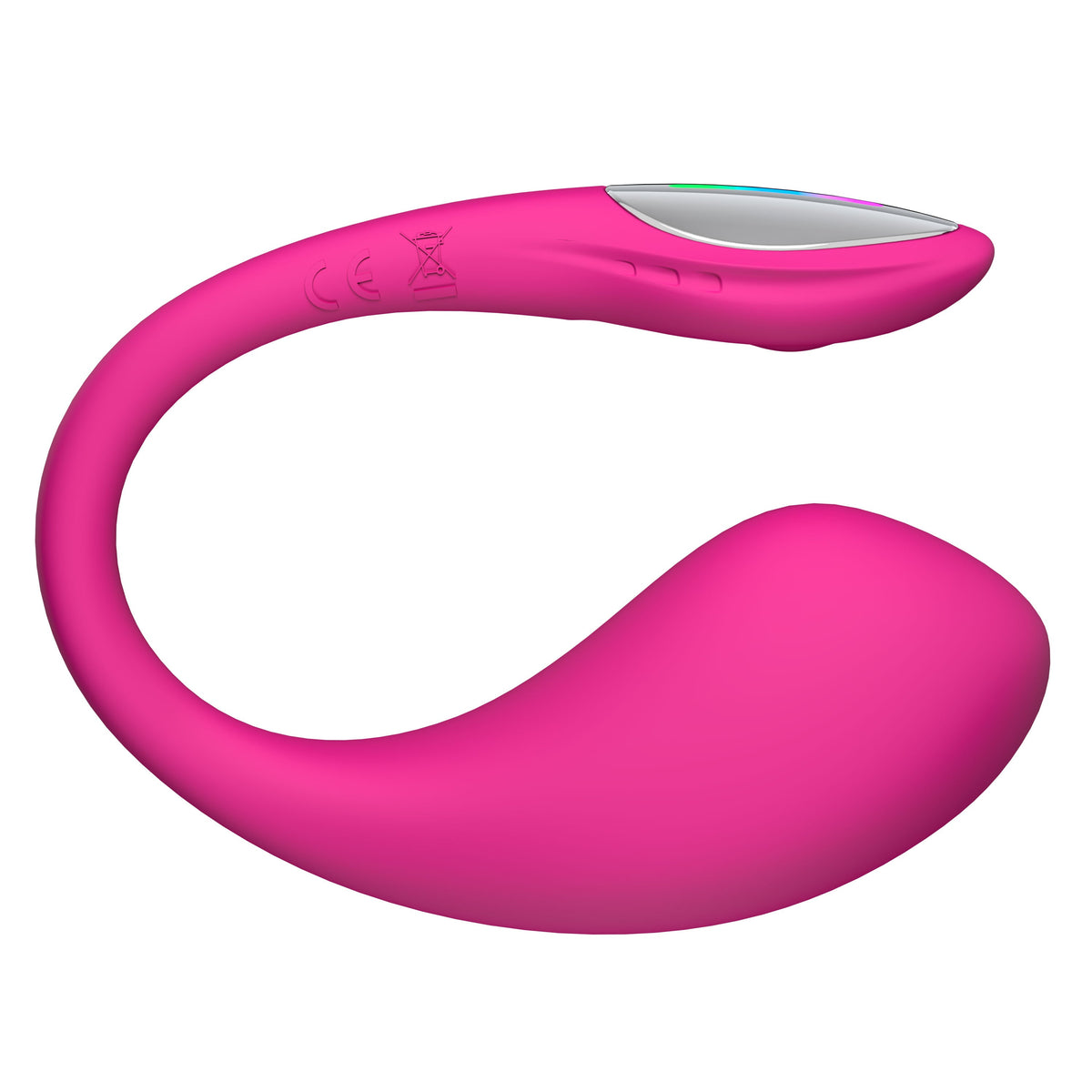 Lovense - Lush 4 App-Controlled Bullet Egg Vibrator (Pink) - Pink - Wireless Remote Control Egg (Vibration) Rechargeable