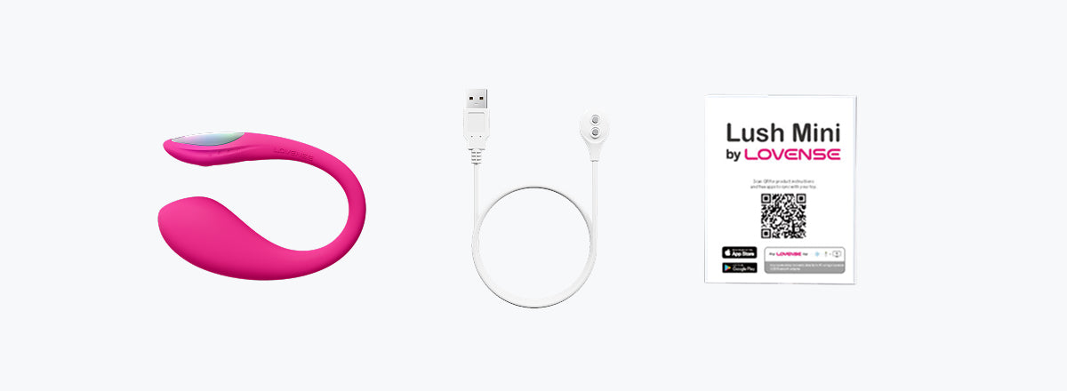 Lovense - Lush Mini App-Controlled Bullet Egg Vibrator (Pink)