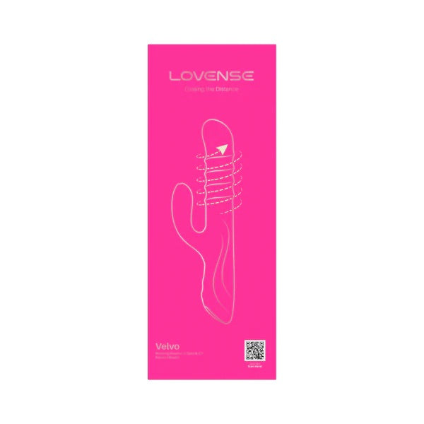 Lovense - Velvo Rotating Beaded G Spot Rabbit Vibrator (Pink)