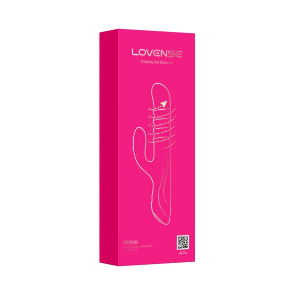 Lovense - Velvo Rotating Beaded G Spot Rabbit Vibrator (Pink)