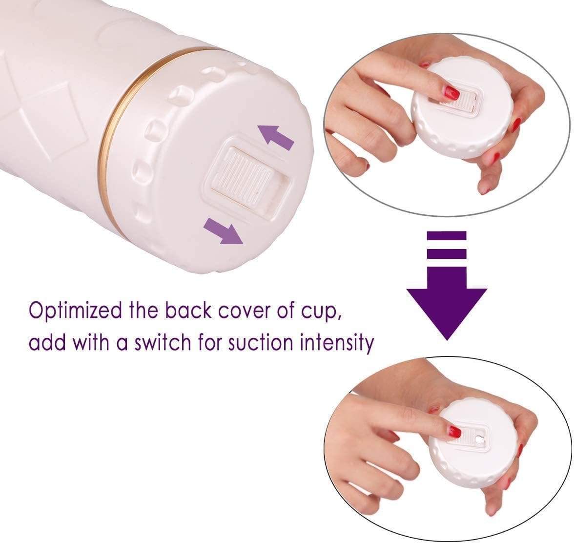 Tracy's Dog - Male Masturbators Cup (White) Masturbator Vagina (Non Vibration) 6972725980056 CherryAffairs